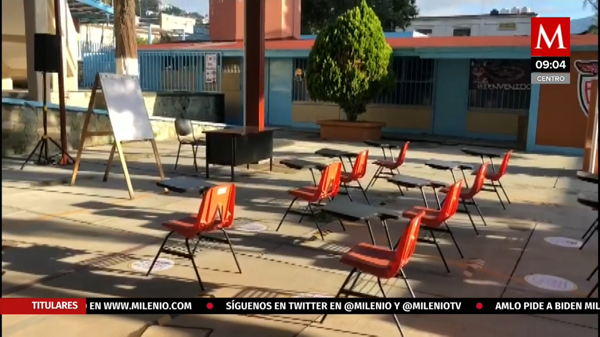 No se han reportado casos de covid en las escuelas de Oaxaca