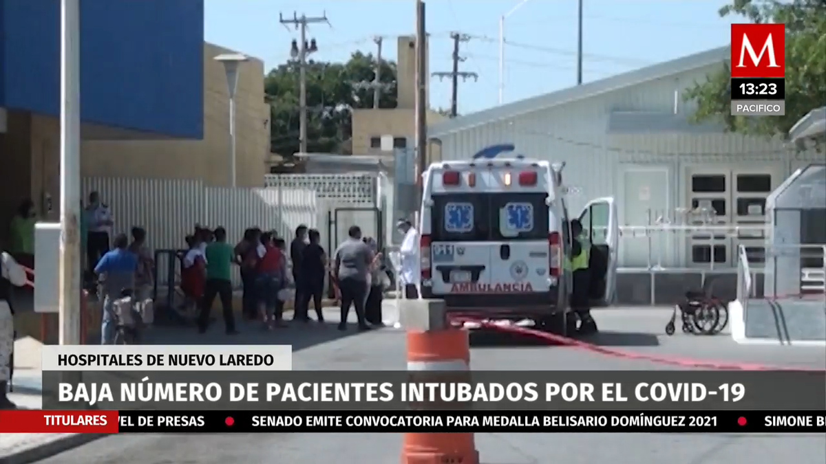 Baja número de pacientes intubados por el covid-19 en Nuevo Laredo