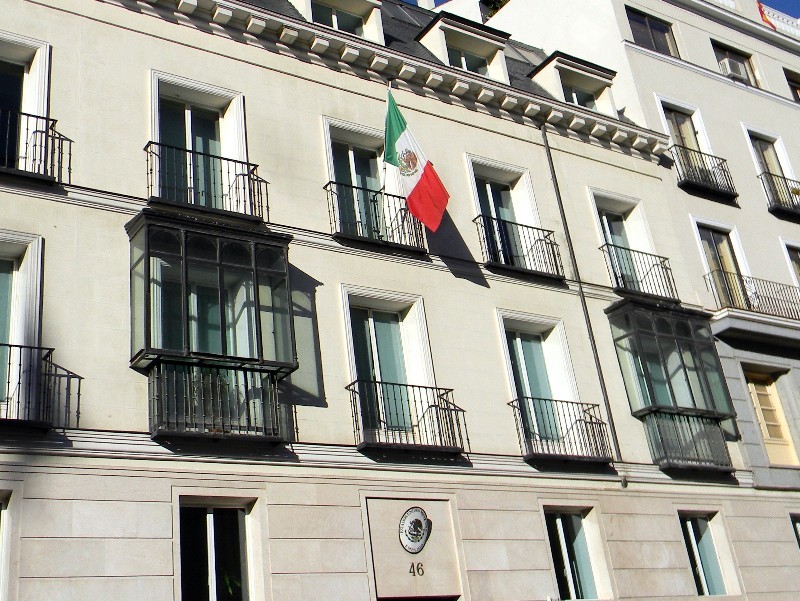 Embajada de México en Madrid. | Foto: embamex.sre.gob.mx