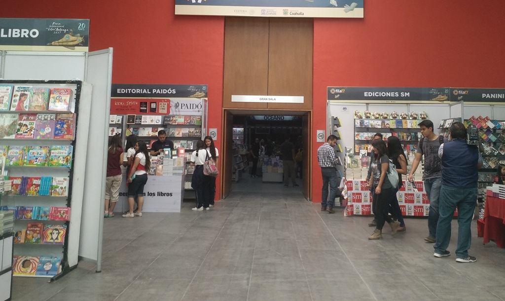 Fotografía de la edición 2019 de la Feria Internacional del Libro de Coahuila. (Foto: Especial)