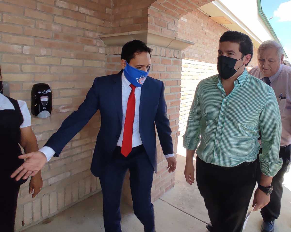 El gobernador Samuel García se reunirá con los alcaldes de McAllen, Hidalgo y Mission, Texas. Foto: Orlando Maldonado.