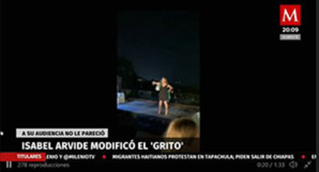 Isabel Arvide modificó el "Grito"