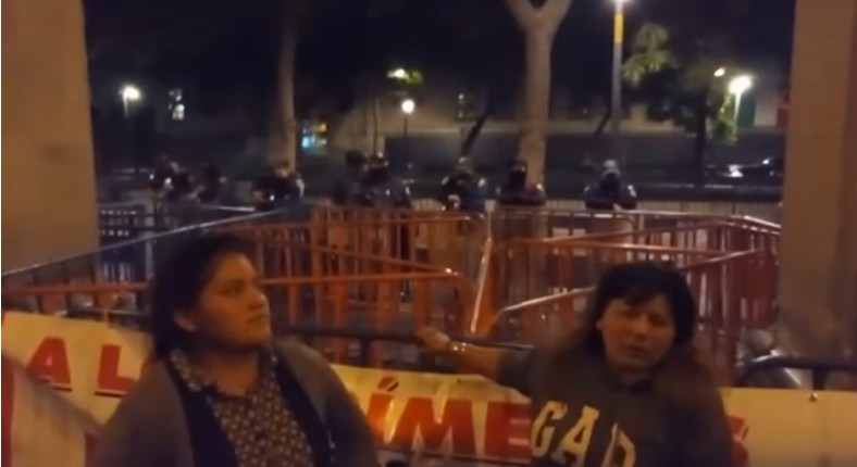 Madres buscadoras denuncian violencia en el Zócalo de CdMx | Facebook