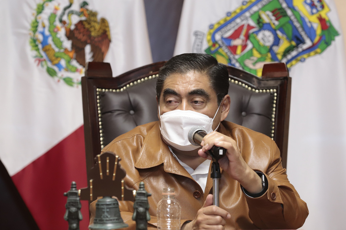 Miguel Barbosa, gobernador de Puebla. (Especial)