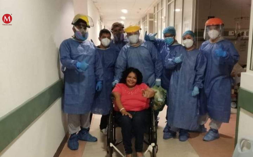 Mujer logra vencer al covid-19 después de 33 días de estar entubada (Especial)