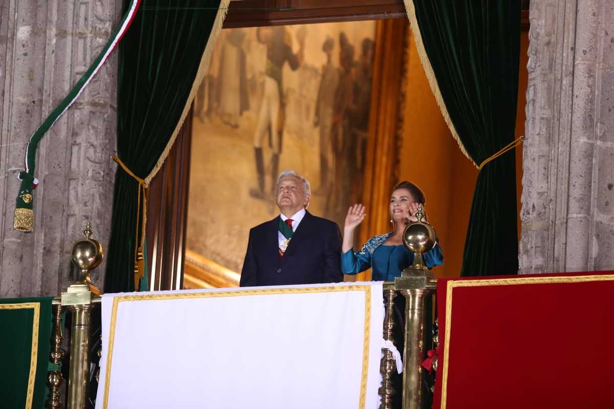 El presidente López Obrador y su esposa Beatriz Gutiérrez | Juan Carlos Bautista