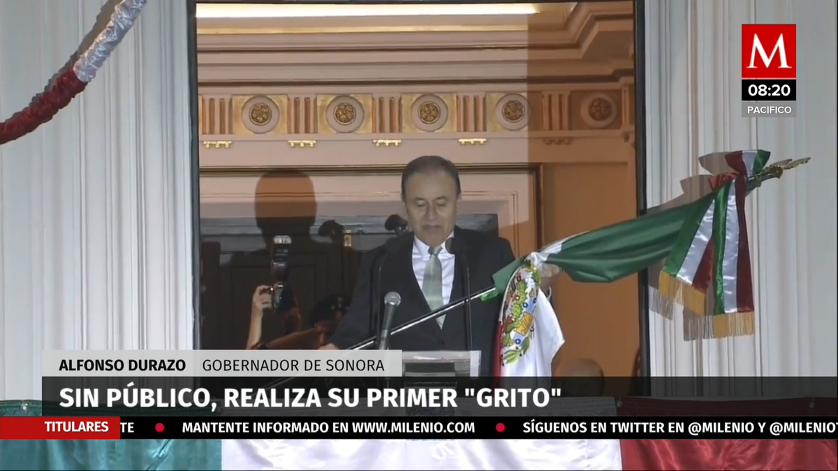 Alfonso Durazo realiza su primer grito de independencia Grupo Milenio