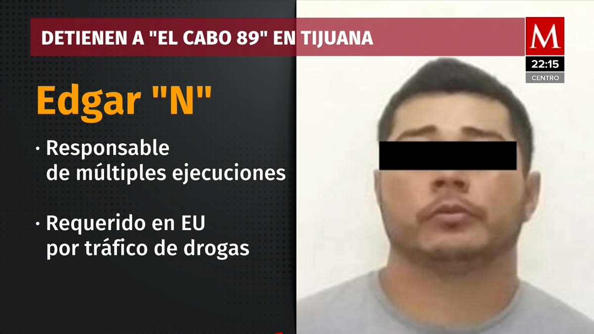 BC. Detienen a El Cabo 89, presunto líder del CJNG en Tijuana
