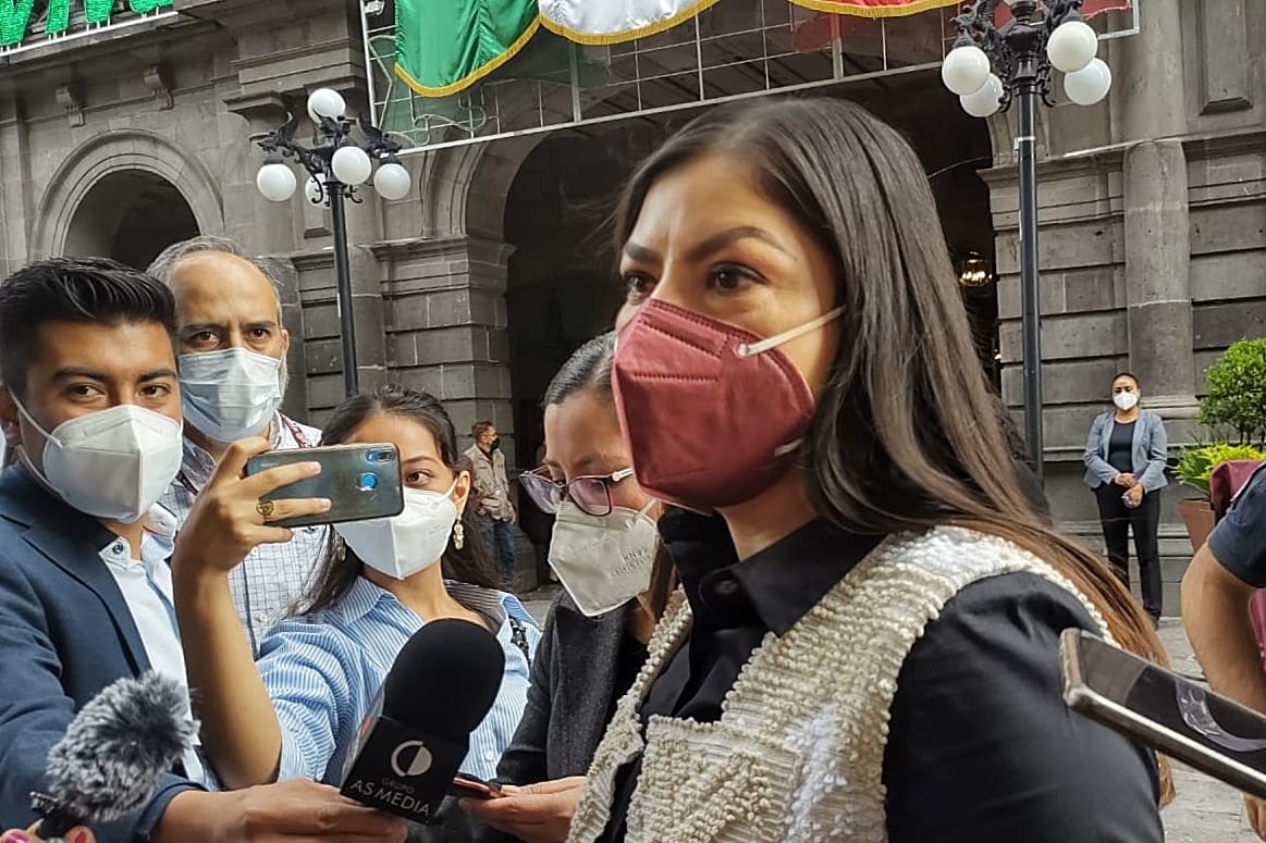 Claudia Rivera, presidenta municipal de Puebla. (Andrés Lobato)