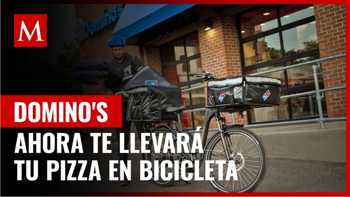 Domino's ahora te llevará tu pizza en bicicleta