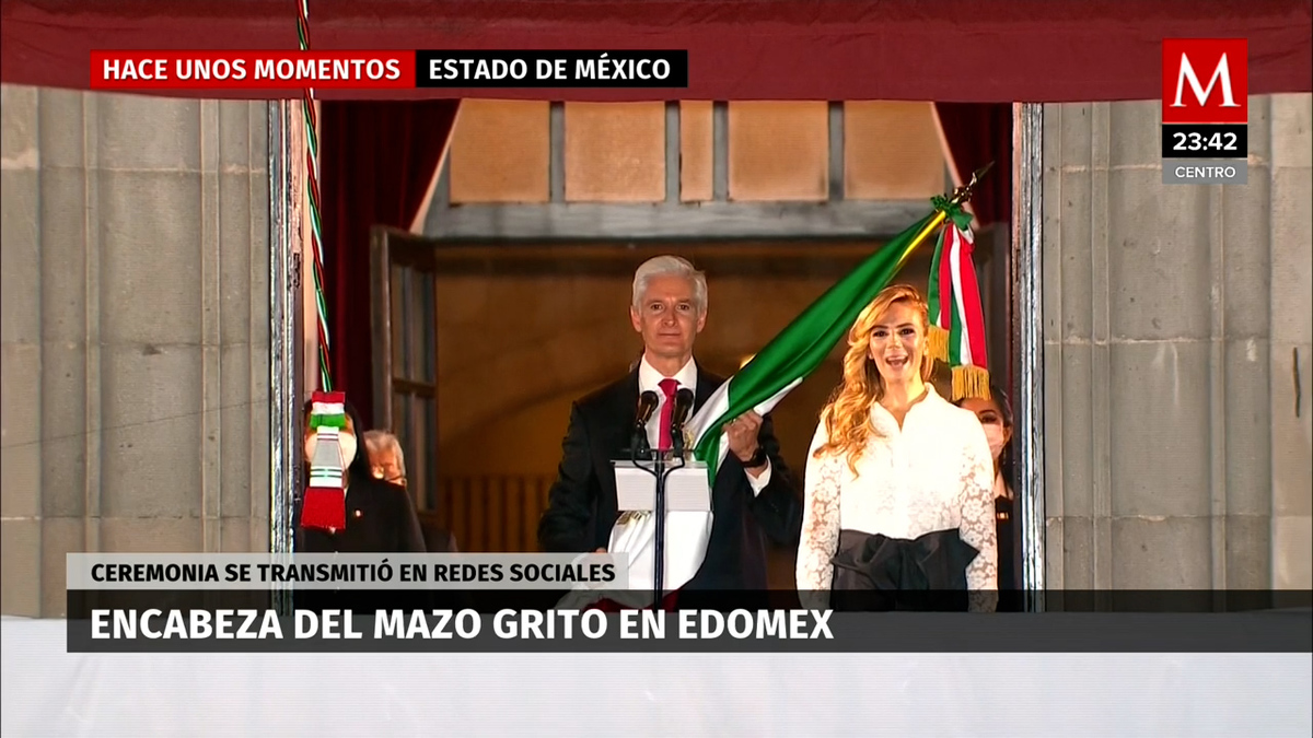 Edomex: así fue el Grito de Independencia de Alfredo Del Mazo