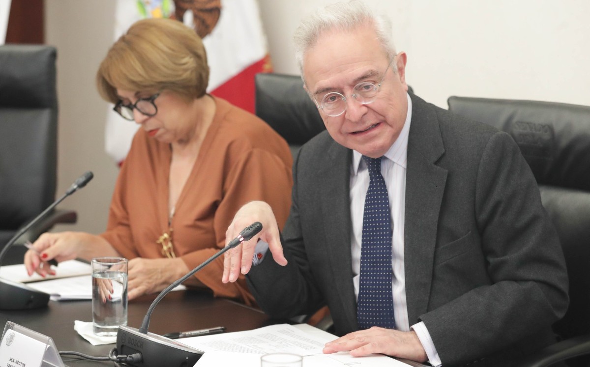 Héctor Vasconcelos,  presidente de la Comisión de Relaciones Exteriores del Senado. | Facebook