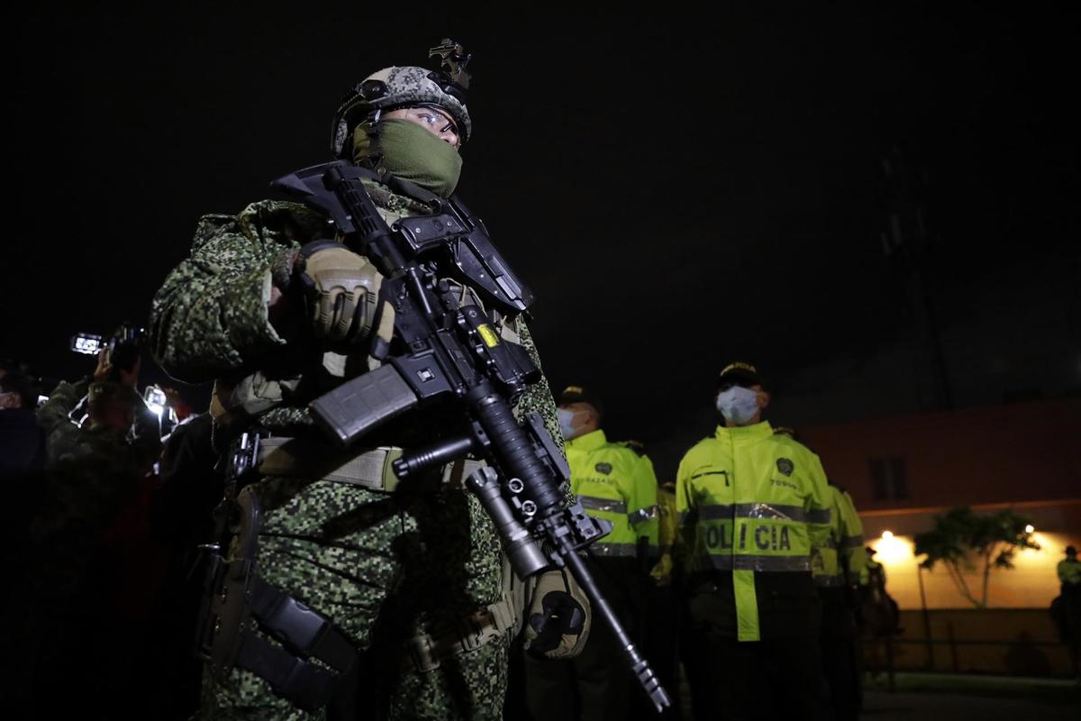 Policía de Bogotá, Colombia. (EFE)