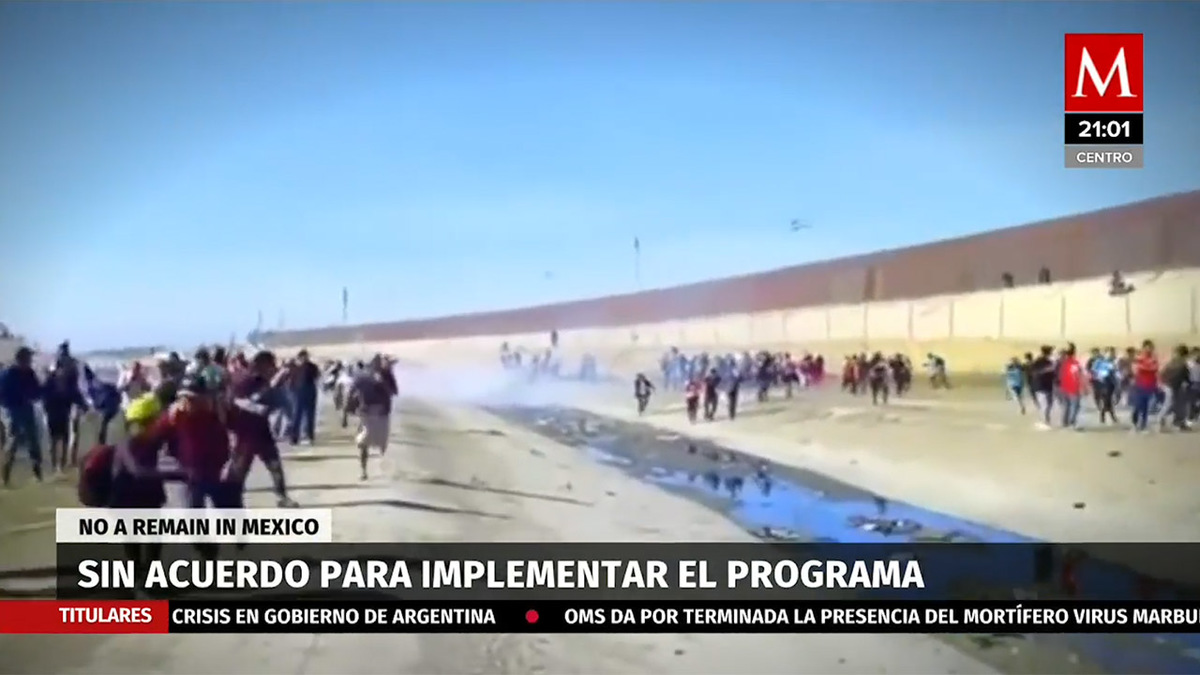 No se ha reactivado programa Remain in Mexico: EU