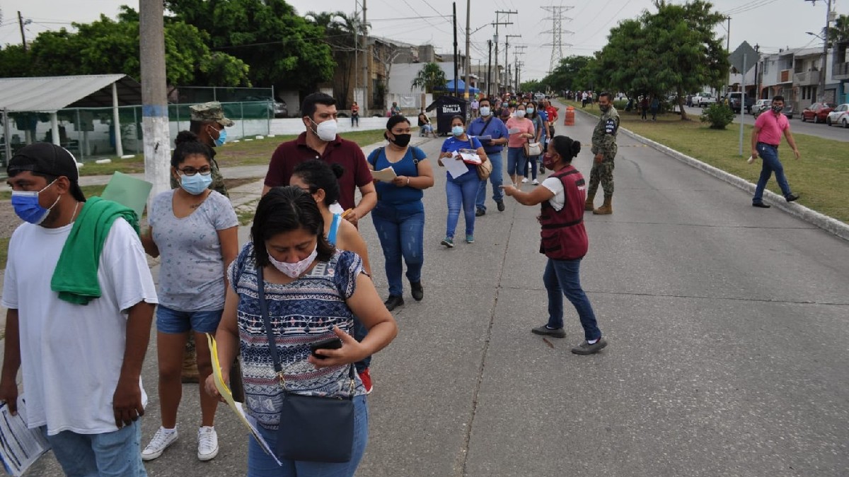 Vacunación anticovid en Tamaulipas. (Sergio Sánchez)