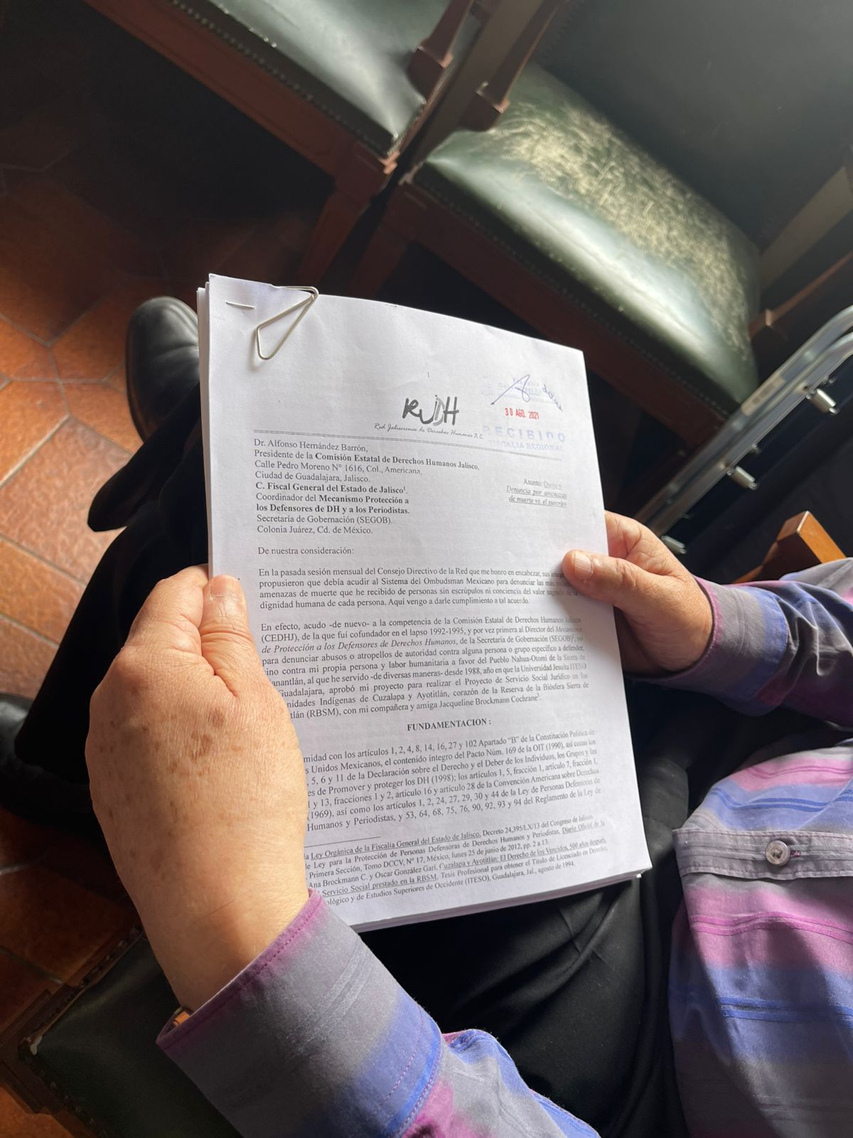 Abogado de ONG's denuncia amenazas por velar intereses del pueblo Nahum-Otomí (Karla victoria Rodríguez)
