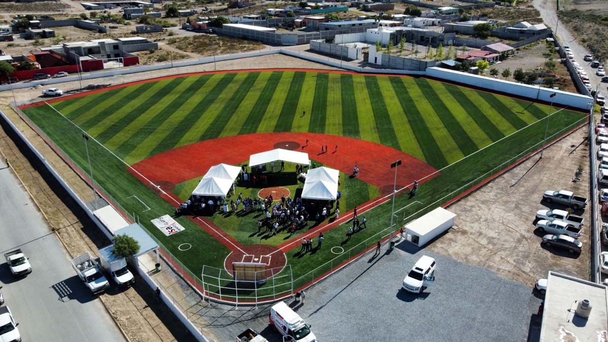 Campo de Béisbol 'Tomás Valadez'. (Especial)