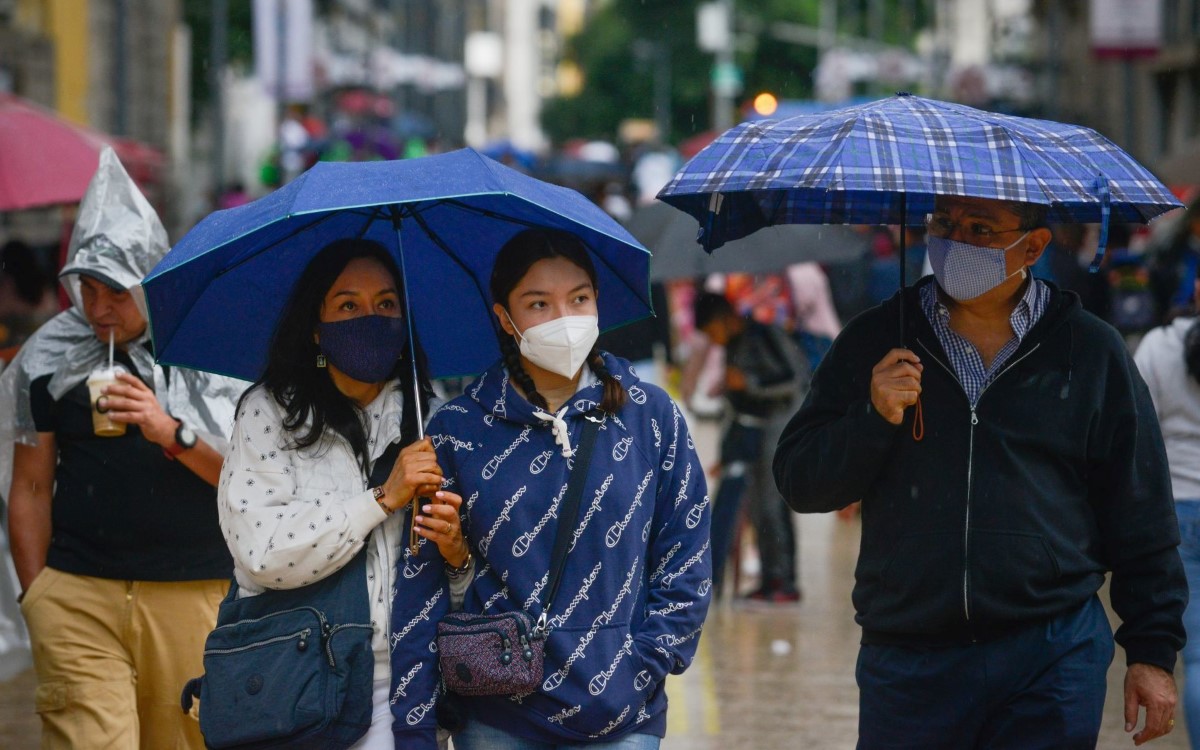 Hay lluvia de ligera a moderada en CdMx. | Cuartoscuro