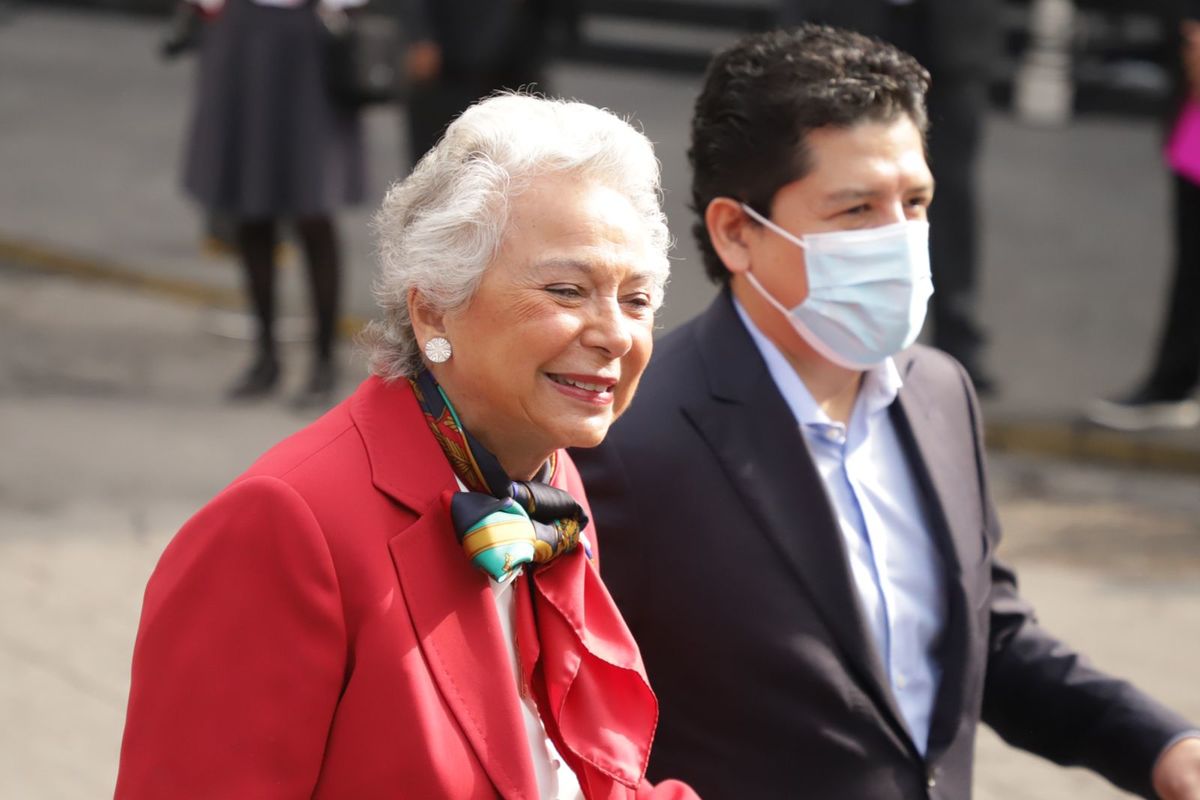 Olga Sánchez Cordero presente en el Tercer Informe de gobierno de Sheinbaum | Naomi Antonio
