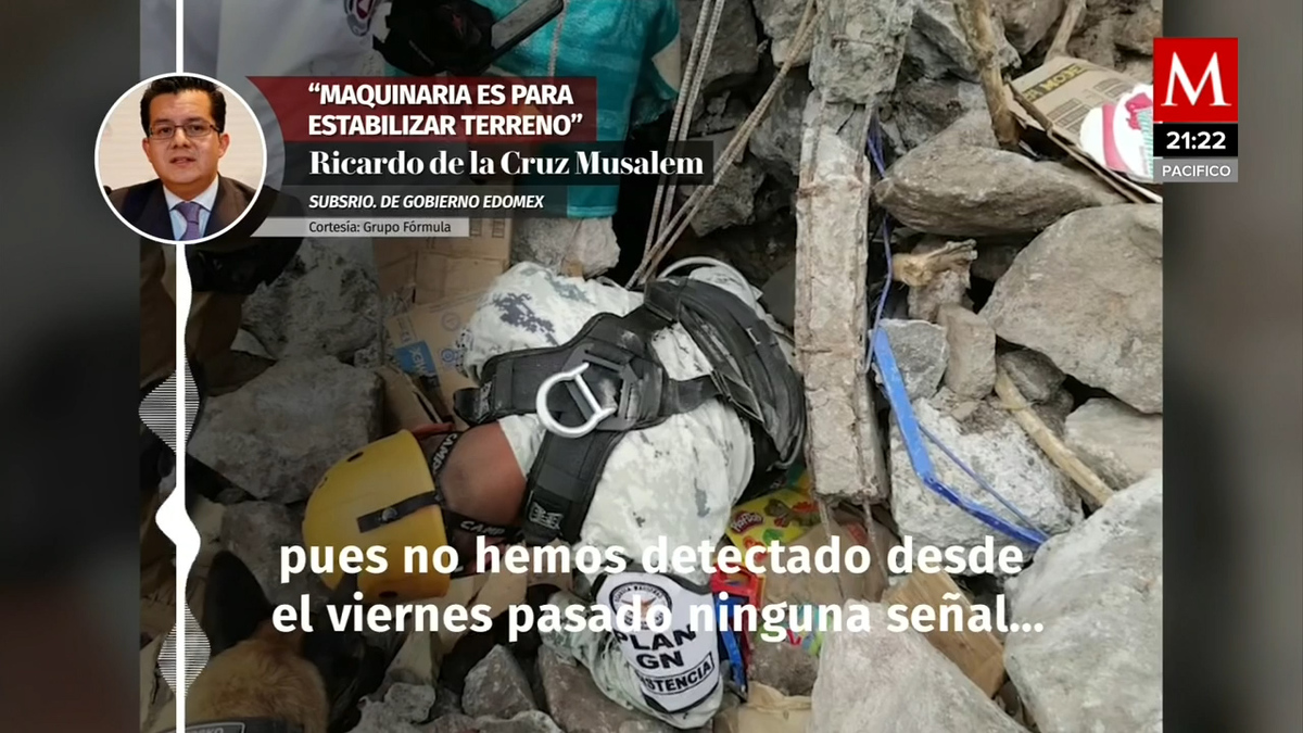 Siguen los trabajos de rescate en zona del Cerro del Chiquihuite