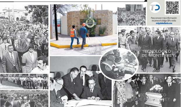 El funeral de don Eugenio fue un acto multitudinario que paralizó la ciudad en 1973. ESPECIAL Y LEONEL ROCHA