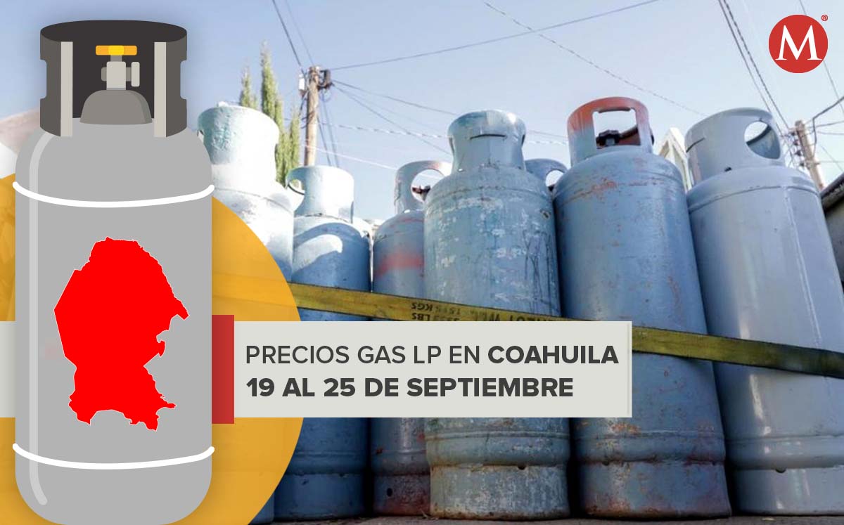 Precio del gas LP en Coahuila. (Especial)
