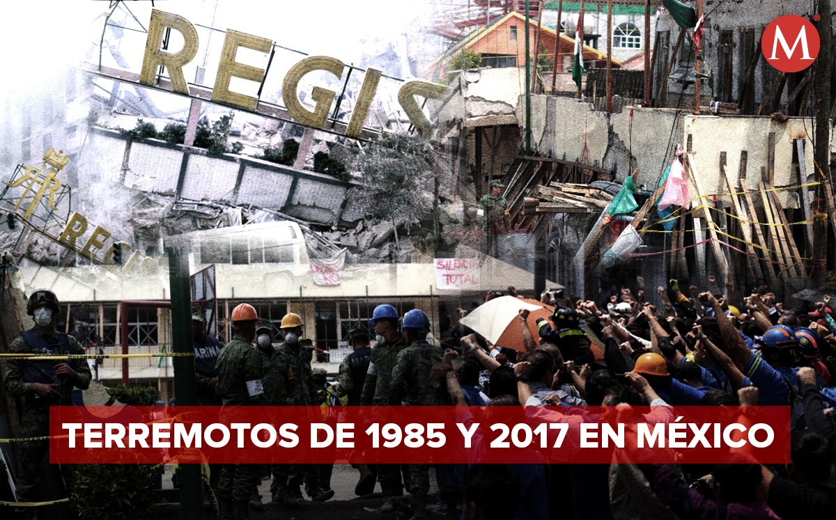 Los terremotos de 1985 y 2017 han marcado la historia de los sismos en México. (MILENIO)