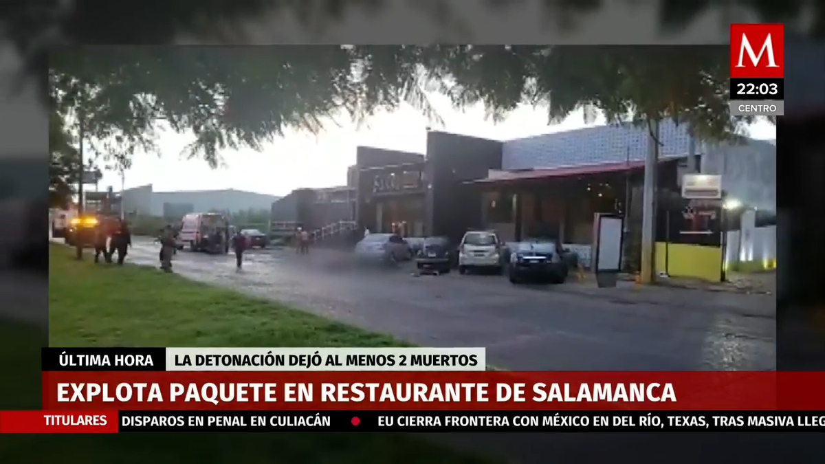 Explosión de artefacto afuera de restaurante en Guanajuato deja dos muertos