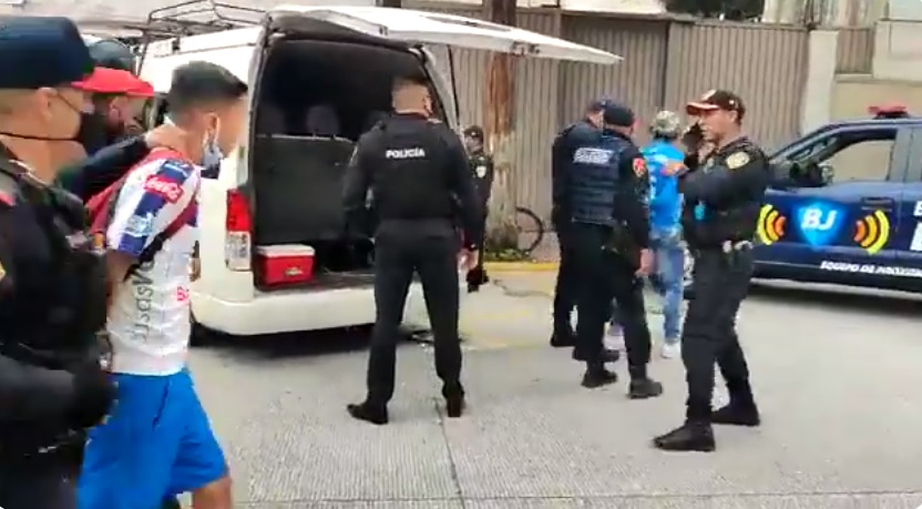 La pelea dejó 19 detenidos (Especial)