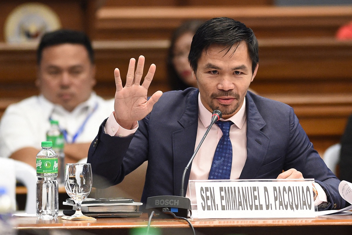 Manny Pacquiao, ex boxeador de Filipinas (AFP)