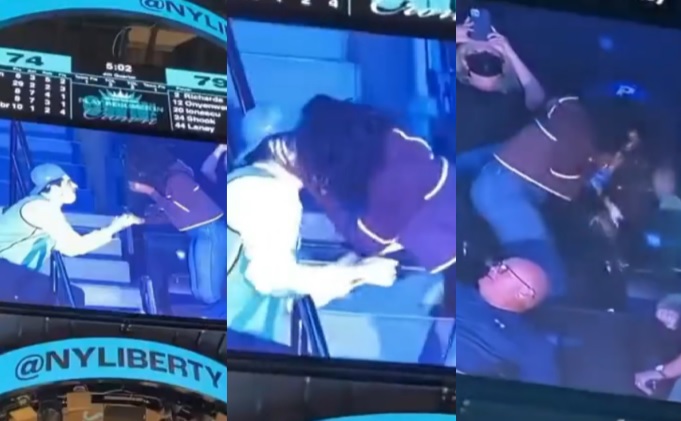 Mujer rechaza propuesta de su novio durante juego de la WNBA (Especial)