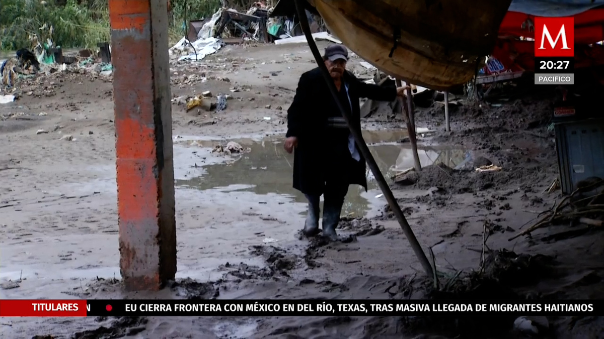 Afectados por inundaciones en Tula pierden todo