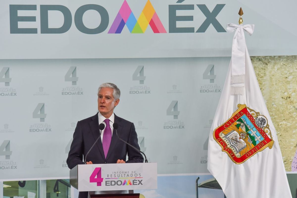 Alfredo del Mazo  presentó su Cuarto Informe de Labores en Palacio de Gobierno. |Cuartoscuro