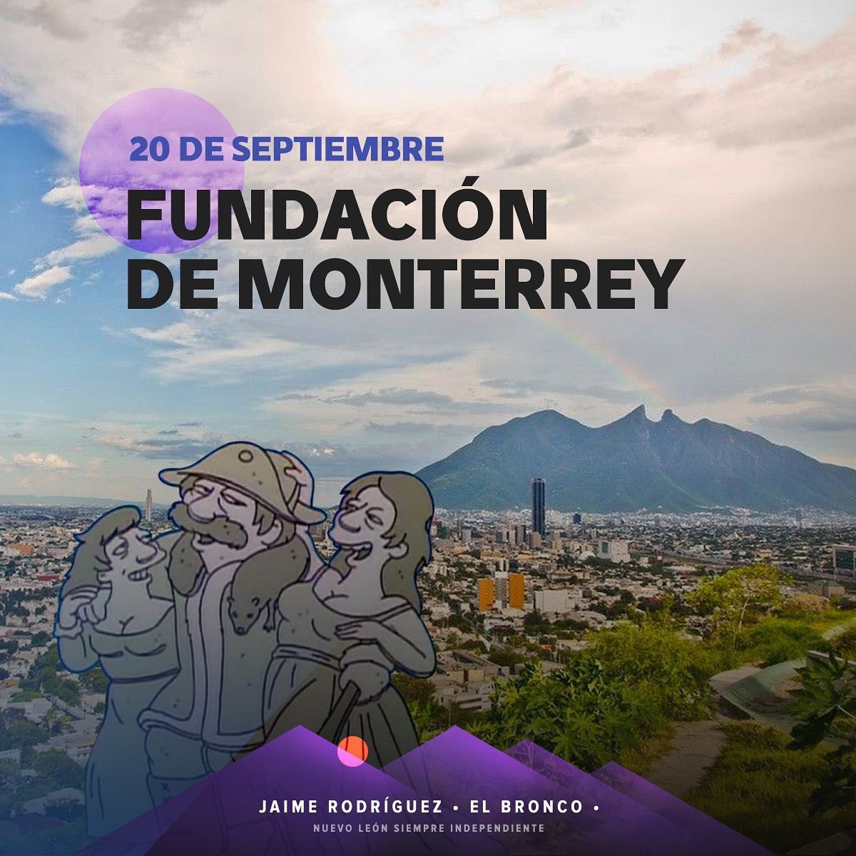 El Bronco compara a Monterrey con Shelbyville por bodas entre primos. Foto: Especial