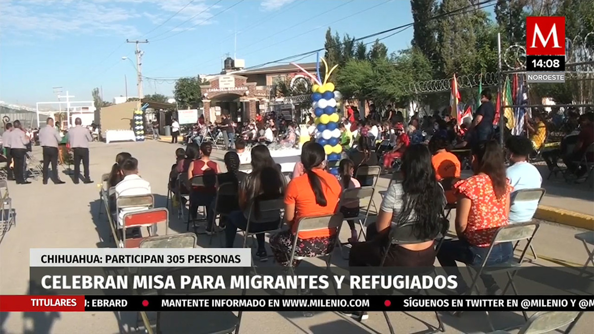 Celebran misa por migrantes y refugiados en Chihuahua
