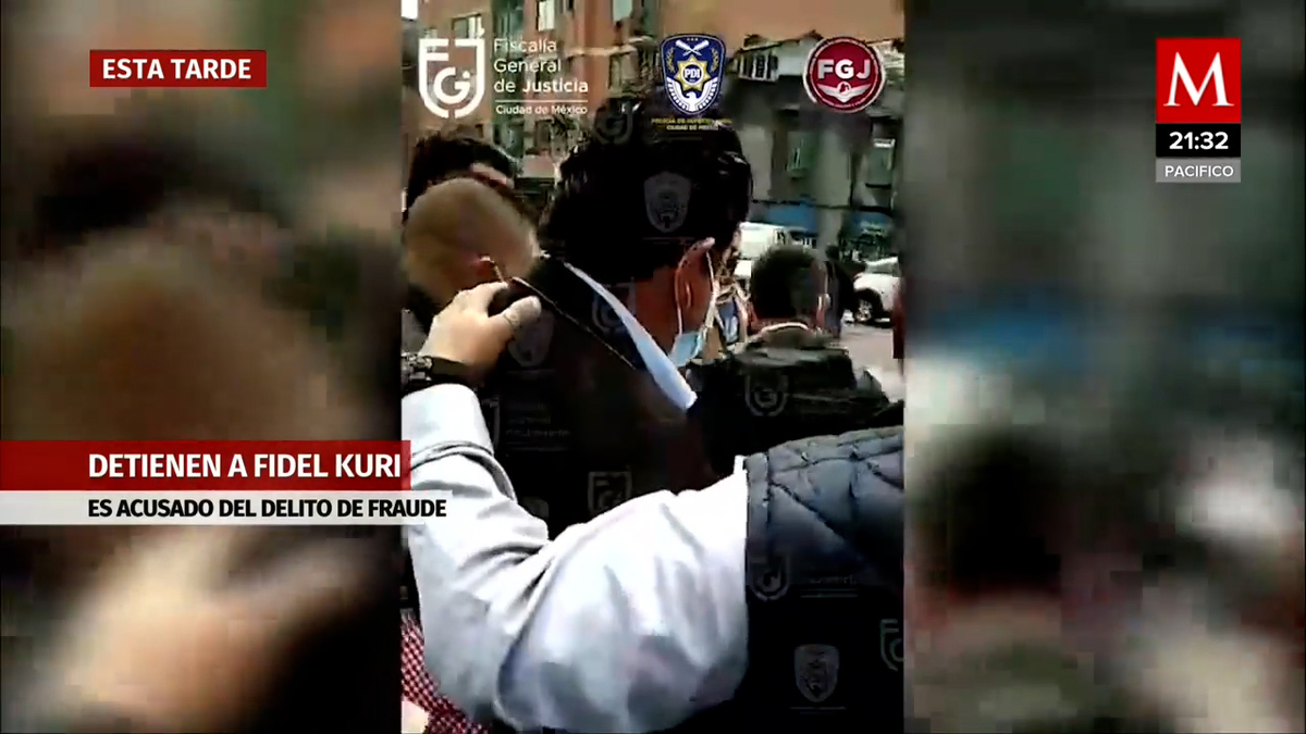 Fidel Kuri: así fue su detención en CdMx | VIDEO