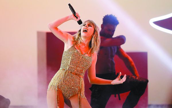 La lista de catálogos incluye a la estrella estadunidense Taylor Swift. Reuters