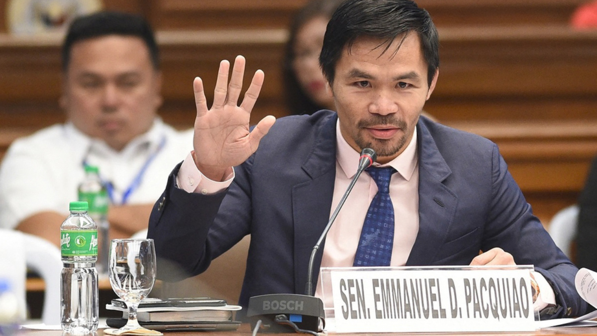 Manny Pacquiao se lanza como candidato para presidente de Filipinas