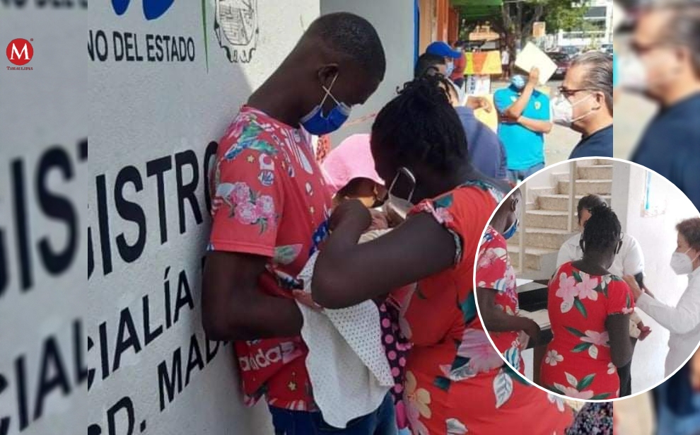 Padres haitianos de bebé nacido en ciudad Madero piden apoyo para alimentarlo