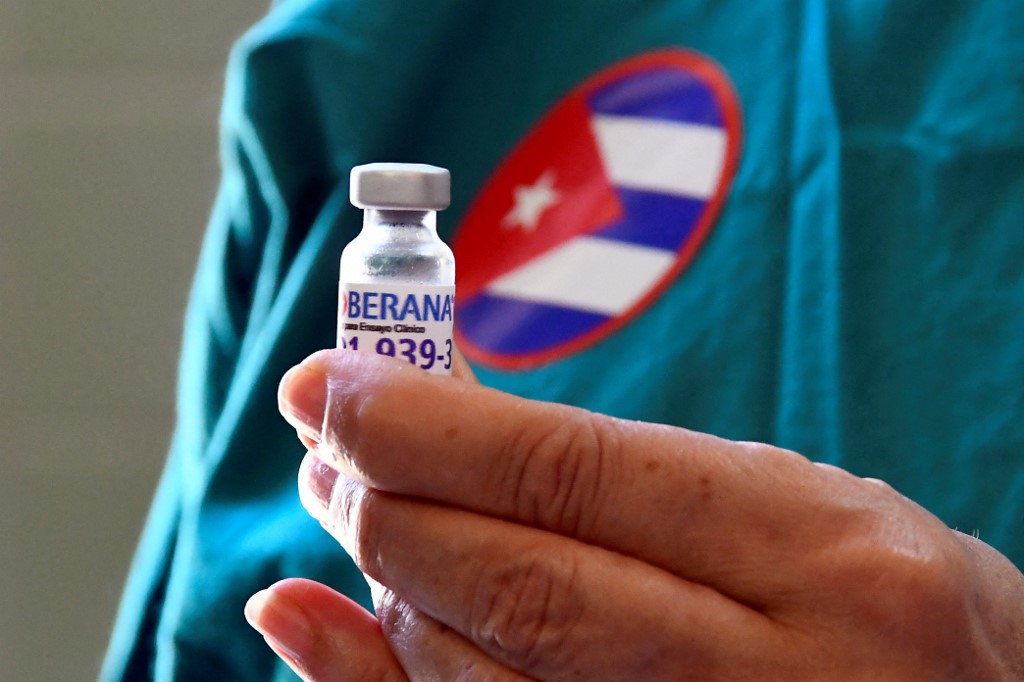 Soberana 02 es una de las vacunas contra el coronavirus que hay en Cuba. | AFP