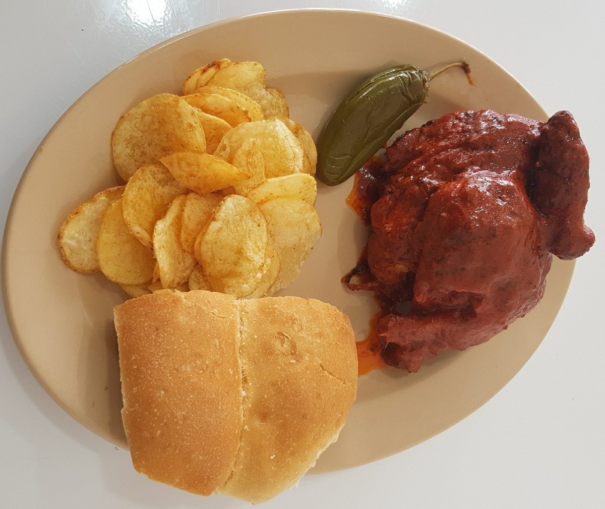 Los tradicionales pollos estilo Casa Íñigo. (Cortesía Facebook)