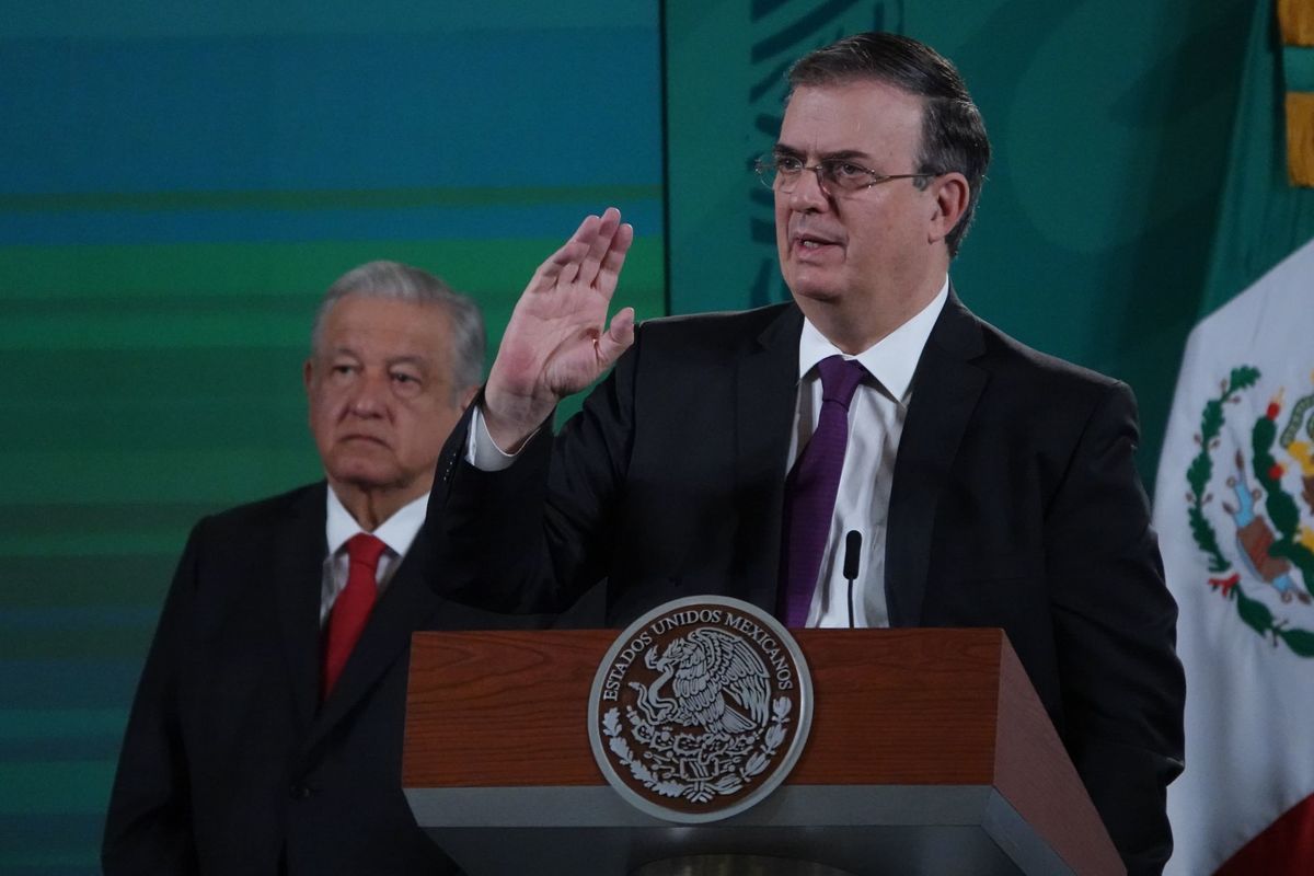 Canciller Marcelo Ebrard en La Mañanera | Cuartoscuro