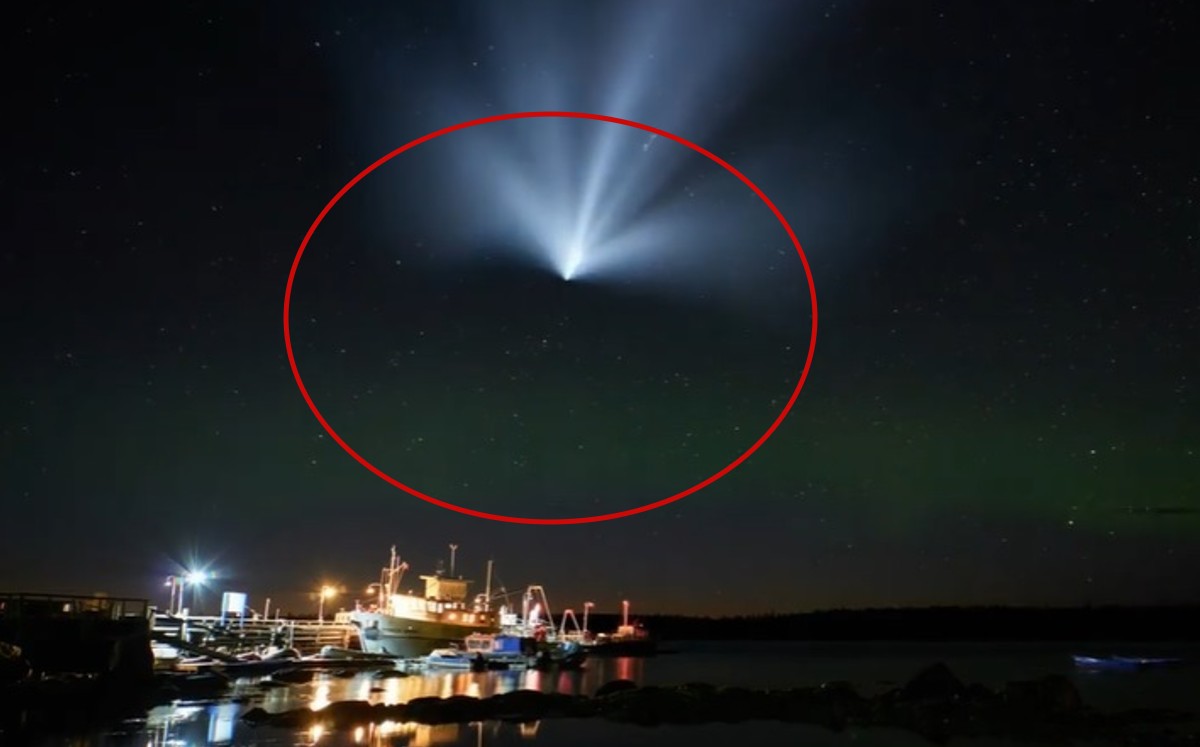 Un fotógrafo captura en vídeo un fenómeno curioso tras el lanzamiento de un cohete:  "medusa espacial". (DPA)