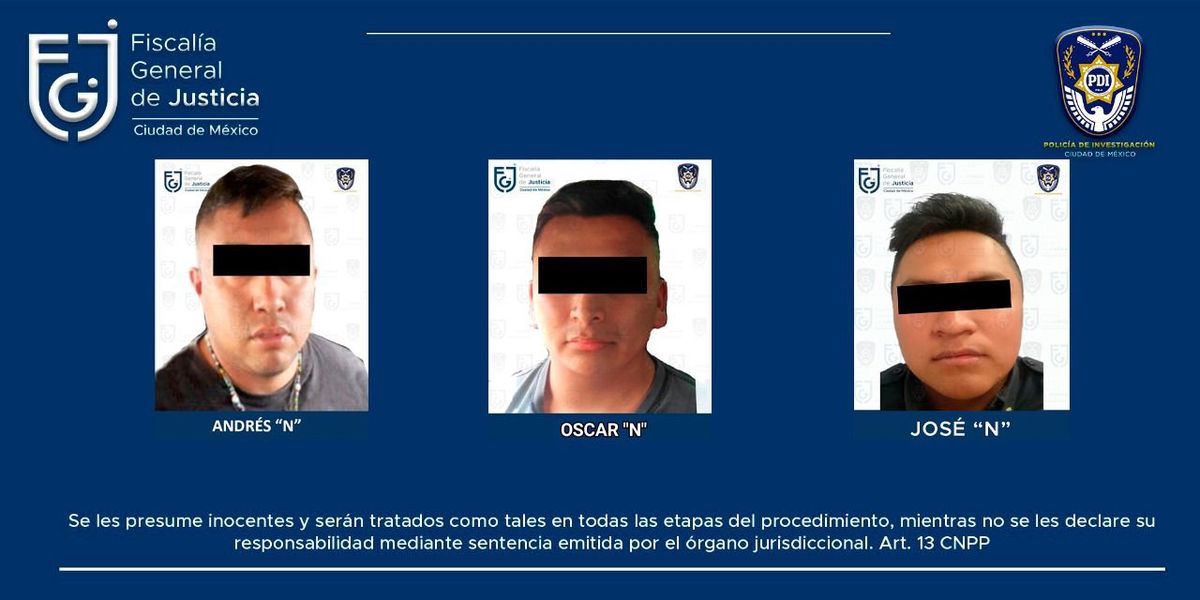 Los policías fueron detenidos por la FGJ de CdMx | Especial