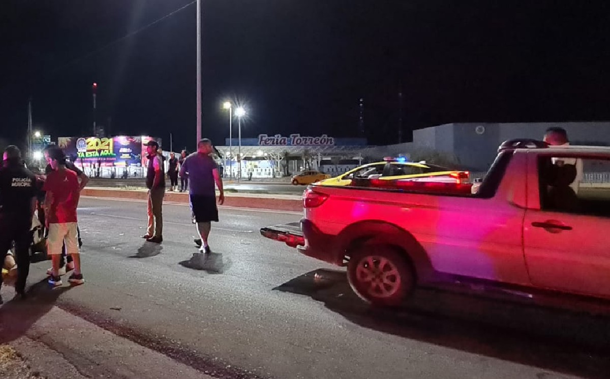 Un peatón resultó lesionado al ser arrollado por una camioneta. (Notivox Digital)