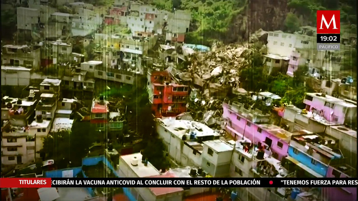 Reanudan labores de rescate en el Cerro del Chiquihuite