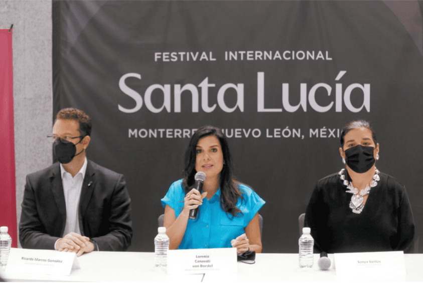 Lorenia Canavati, presidenta del Patronato, explicó los detalles del festival. Jorge López