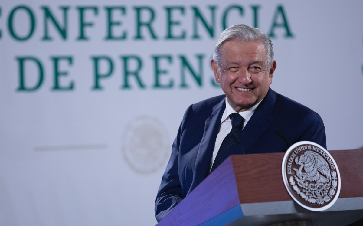 El mandatario destacó los avances de Patria durante su conferencia mañanera. (Cortesía)