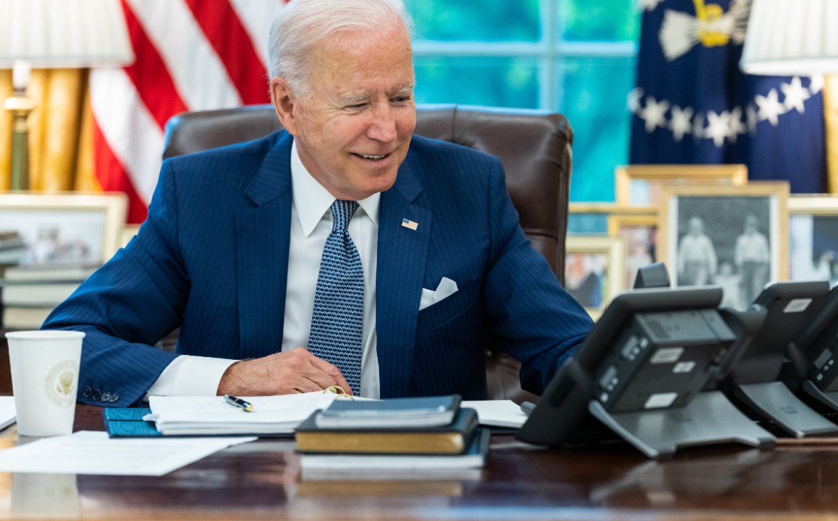 Sólo trabajando juntos en pos de una visión compartida podremos derrotar la pandemia, dijo Biden. | Twitter