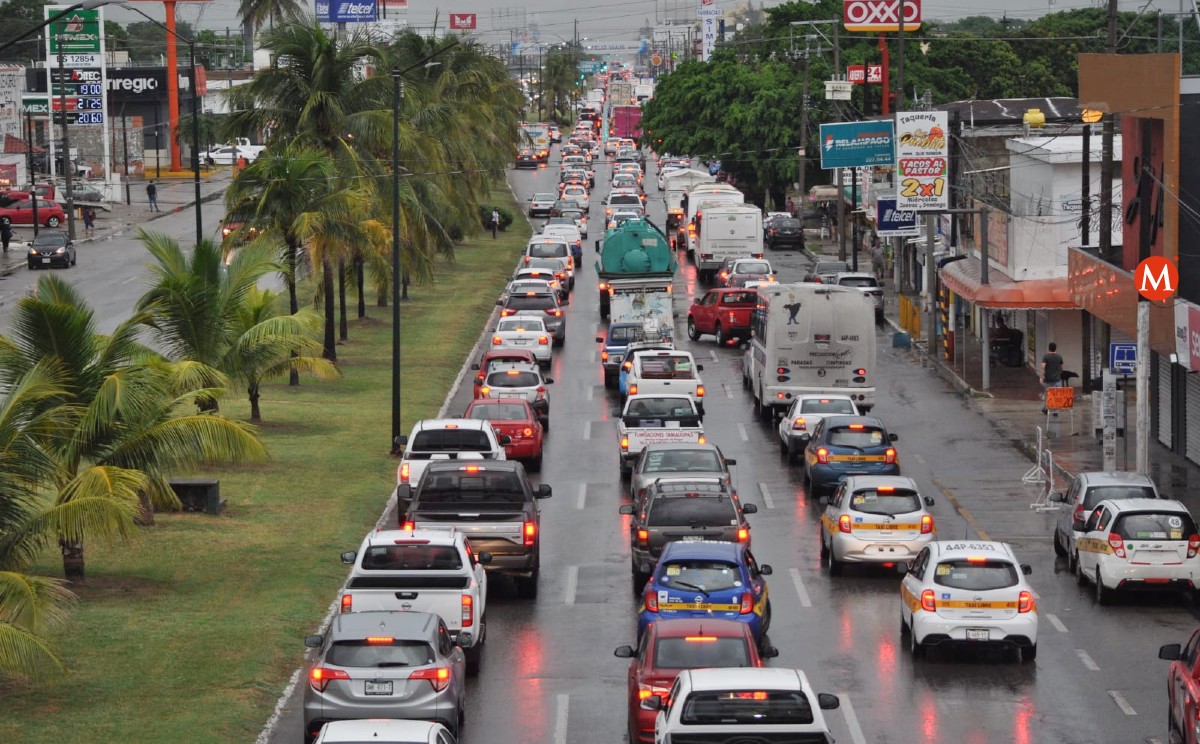 Tráfico en Tamaulipas. (Sergio Sánchez)